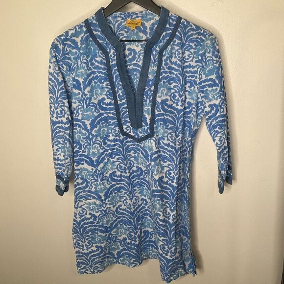 Roberta Roller Rabbit Cotton Tunic Cove Up - Picture 1 of 8